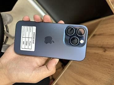 ipone 15: IPhone 15 Pro, 128 ГБ, Blue Titanium, 80 % — 1