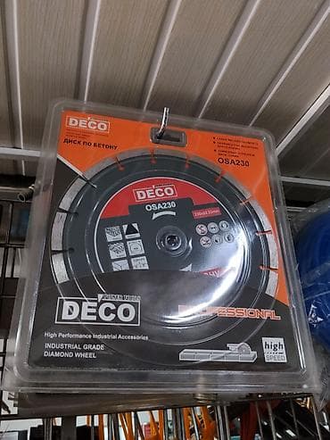 Инструменттер: Алмазный отрезной диск DECO OSA230 для работ по бетону — 1