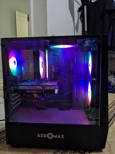 кронштейн для двух мониторов: Компьютер, ОЗУ 16 ГБ, Игровой, Б/у, Intel Core i3, NVIDIA GeForce RTX 3050, HDD — 2