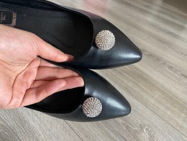фирменная обувь из италии: Кожаная крутая,модная туфли/балетки — 6