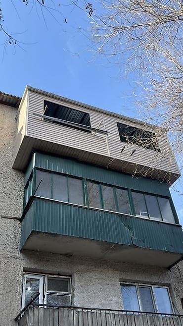 ремонт фасадов: Теплое остекление и отделка балкона/лоджии «под ключ» - Современное — 10