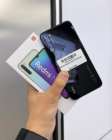 xiaomi redmi note 2: Redmi, Redmi Note 8, Б/у, 64 ГБ, цвет - Черный, 2 SIM — 1