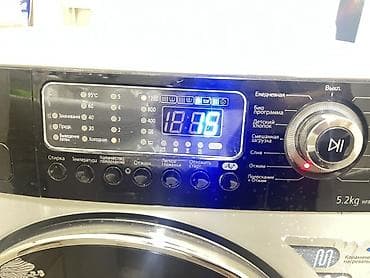 a 52: Стиральная машина Samsung WF8522S9F, фронтальная загрузка, серебристый — 1