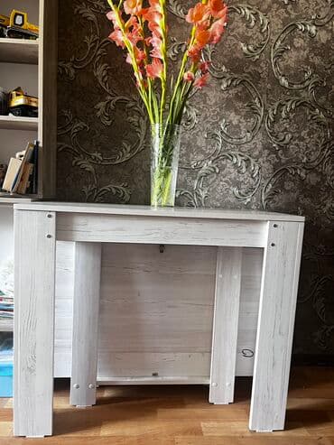 стол раскладушка: Кухонный стол, Новый, Прямоугольный, Раскладной — 1