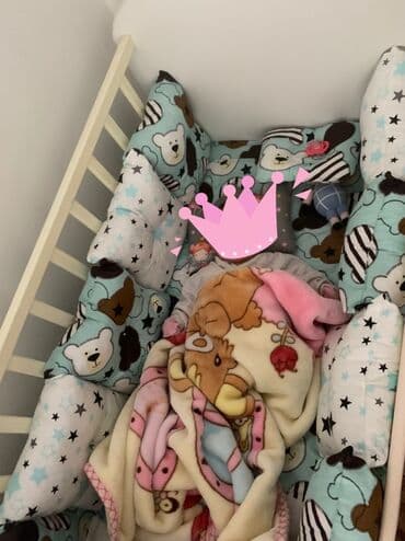 купить двухъярусную кровать бу: Манеж на маятнике (можно укачивать), с матрасом детским ортопедическим — 2