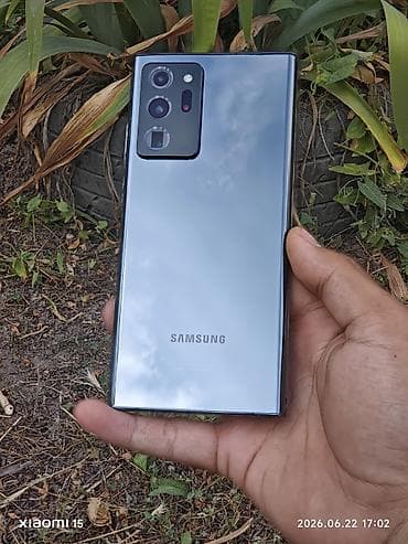 15000: Samsung Galaxy Note 20 Ultra, Б/у, 256 ГБ, цвет - Черный, 1 SIM — 2