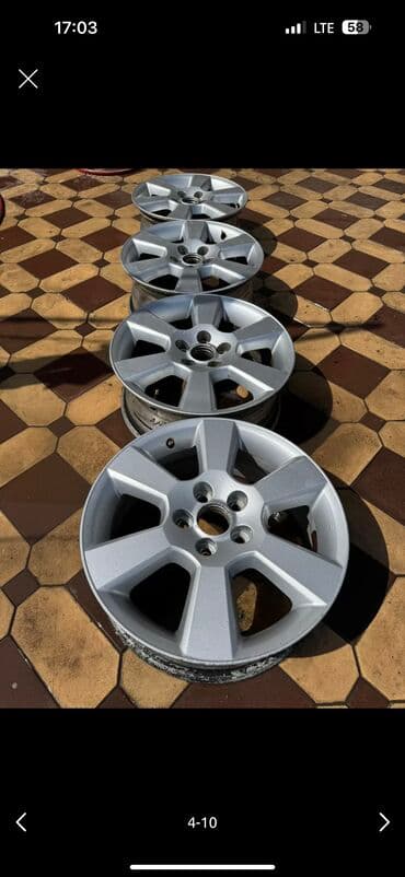 купить диски на хендай: Литые Диски R 17 Lexus, Комплект, отверстий - 5, Б/у — 1