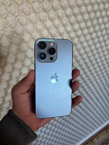 IPhone 13 Pro, Б/у, 128 ГБ, Sierra Blue, Чехол, 84 %