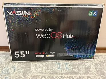 Смарт‑телевизор YASIN 55" 4K UHD на платформе webOS Hub. Новый