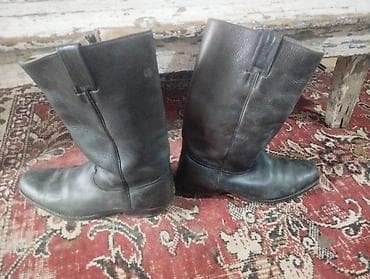 Личные вещи: Сапоги, 43, Б/у, цвет - Черный — 5