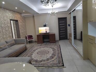 долгосрочная аренда квартир аламединский рынок: 2 комнаты, Душевая кабина, Постельное белье, Кондиционер — 3