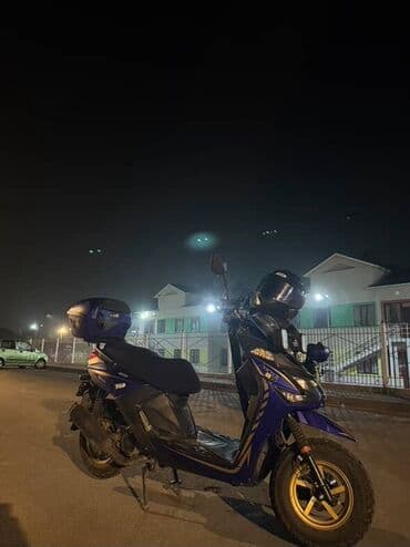 мотоцикл java: Самурай Скутер KINYE, спортивный дизайн, синий цвет 
2024 года — 4