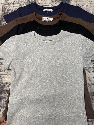 кийим алам: Скимс футболки - Классический круглый вырез, прямой крой - Плотный — 2