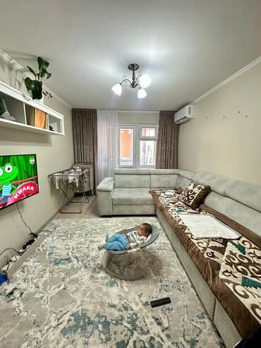 сниму квартиру в городе кара балте: 2 комнаты, 58 м², 104 серия, 3 этаж, Дизайнерский ремонт — 1