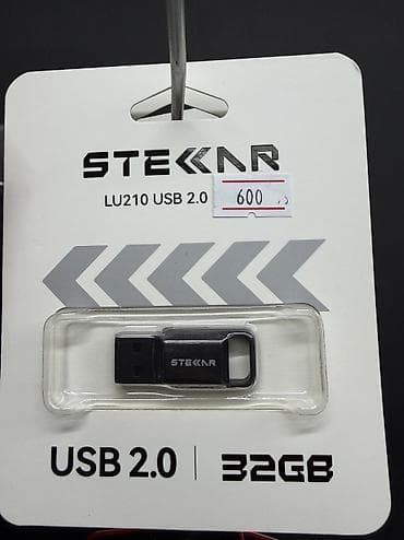 USB Флеш накопитель 32GB Stekar lu210, USB 2.0, черный, новые 📍Адрес