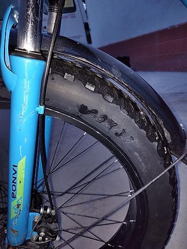 велосипед взрослый: Фэтбайк BONVI, ярко-голубая рама. подходит для города и села и для — 6