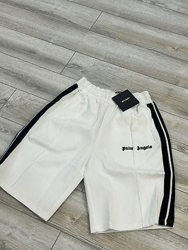 Шорты: Мужские шорты, XL, M, L, Palm Angels, Новый, цвет - Голубой — 6