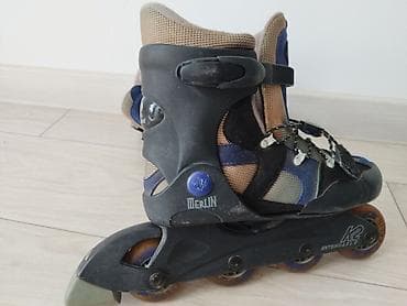 Детские раздвижные роликовые коньки K2 Merlin - Тип: inline, 4 колеса