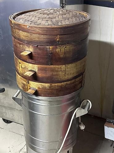 пароконвектомат для дома: Бамбуковая пароварка (многоярусная) с металлическим парогенератором - — 2