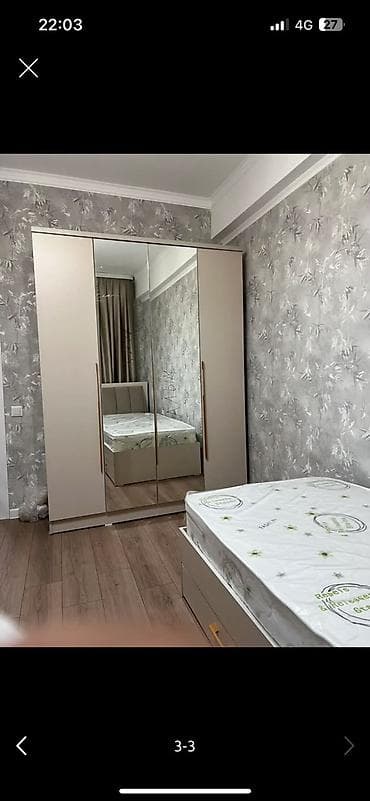 Батирлер: С подселением каартира в Мкр район Кок Жар 1 комнату сдаю, в 2 — 1