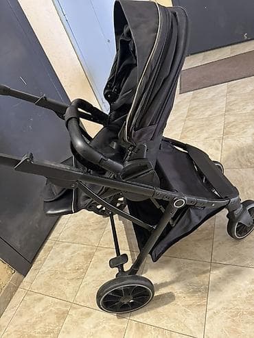 Коляски: Прогулочная коляска 4-в-1 (чёрная) - Универсальная прогулочная модель — 2