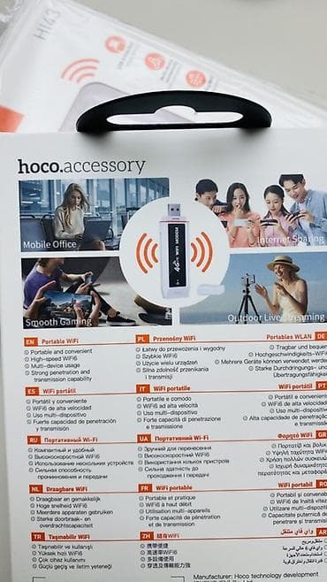 HOCO HI43 — 4G Wi-Fi 6 модем для автомобиля и поездок ! Поддержка