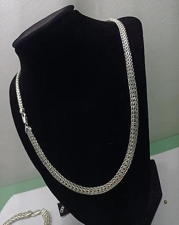 Жеке буюмдар: Серебряная цепочка "Змейка" 30 грамм Ручная работа Делаю на Заказ — 1