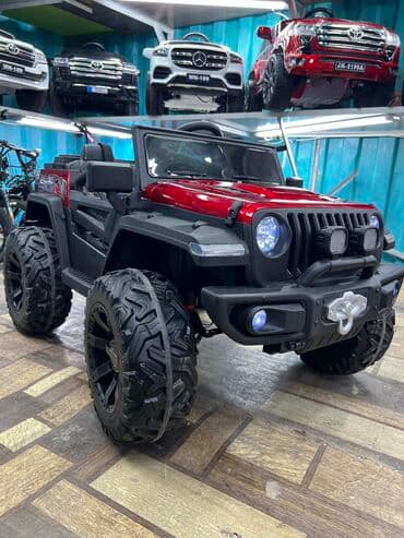 большая машина на пульте управления для детей: Детский электрокар, Новый — 6