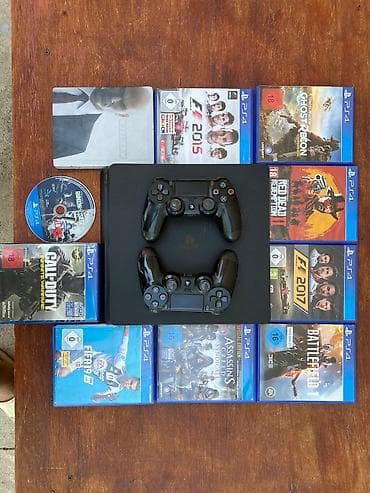 nintendo wii u: Playstation 4 slim,память:1тб 3 джойстик и 10шт диски. г.Ош. состояние — 2