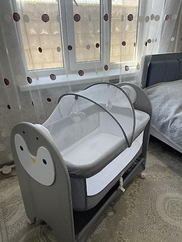 Детская колыбель-люлька с маятниковым механизмом - Компактная