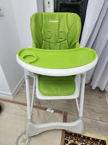 small table: Стульчик для кормления, Другой бренд, Пластик, Другой вид, цвет - Зеленый — 1