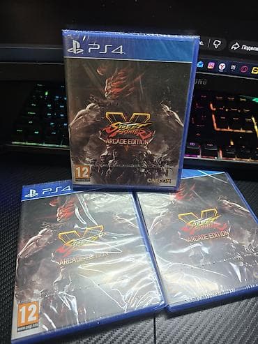 Новые запечатанные диски В наличии street figters 5 arcade Edition