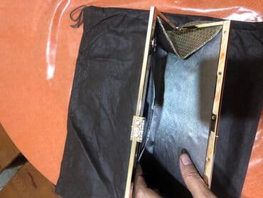 сумка клатч б у: Клатч! . Состояние отличное цвет серокоричневый — 5