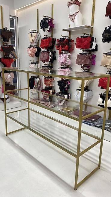 Витрины: Торговый стеклянный стеллаж/витрина для магазина - Конструкция — 4