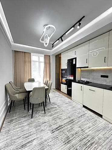2 room: 2 комнаты, 80 м², Элитка, 3 этаж, Дизайнерский ремонт — 4
