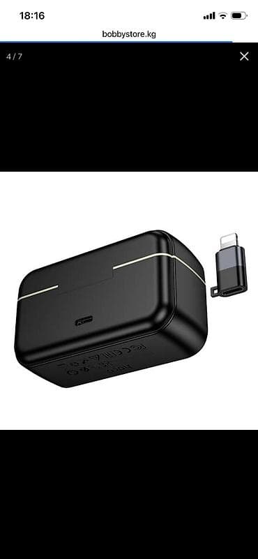 HOCO L22 Wireless Microphone с зарядным кейсом — компактная — 4