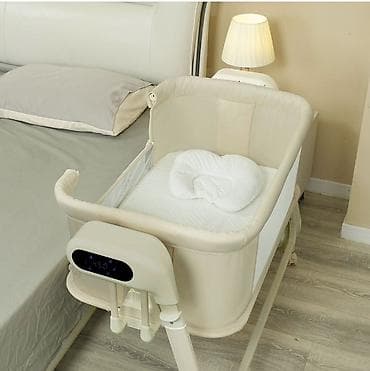 прикроватный манеж: Детская прикроватная кроватка-колыбель Coolbaby - Формат 2-в-1: можно — 2
