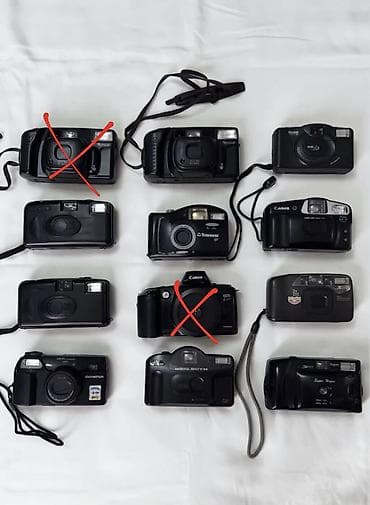 Винтажный и плёночный фотоаппарат, фотоплёнки. Все рабочие