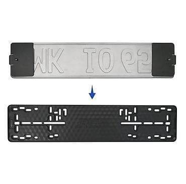 рамки для номеров: Номерные рамки RCS.
Держатся крепко — 2