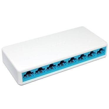 Коммутатор Mercury S108C 8 портов Ethernet 10/100 Мбит/сек, BOX Q200