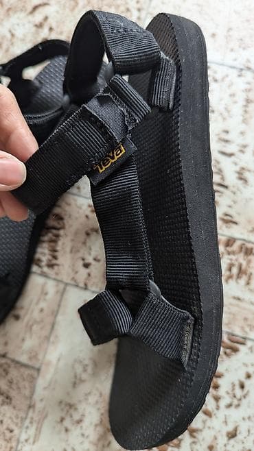 Босоножки, сандалии, шлепанцы: Женские сандалии Tevа Women's Universal Sandal- Black Nylon (оригинал) — 6