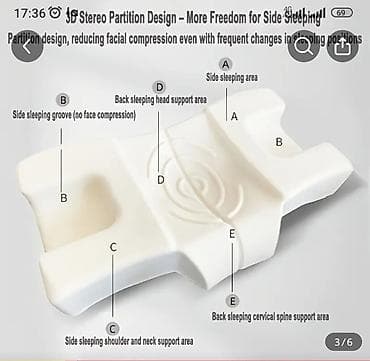 foam: Ортопедическая подушка для сна на боку и на спине Любимая подушка — 3