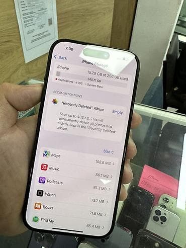 redmi note 8 pro: IPhone 15 Pro, Новый, 256 ГБ, Deep Purple, 87 % — 6