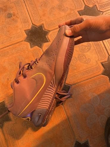 баскетбольный кроссовки: Мужские кроссовки, 40.5, 41, Nike, Б/у, цвет - Фиолетовый, Самовывоз — 3
