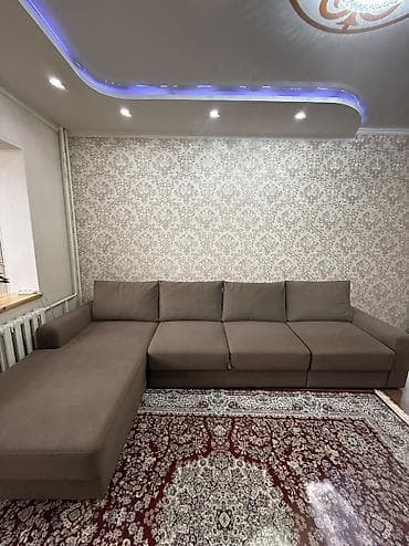 Угловой диван, С ящиками, Трехместный at lalafo.kg Угловой диван, С ящиками, Трехместный