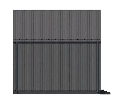 дом из контейнер: Современный каркасный дом в стиле A‑frame с панорамным остеклением — 4