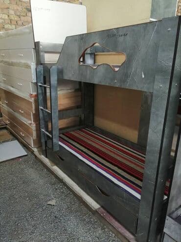 трех ярусный кровать: Детская односпальная кровать, Новый, Для девочки, Для мальчика, С бортиком, ДСП, Платная доставка — 11