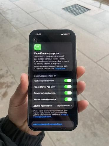 aphone 12: IPhone 16, Б/у, 128 ГБ, Графит, Зарядное устройство, Чехол — 7