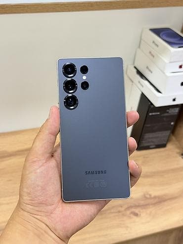 pixel fold: Samsung Galaxy S25 Ultra, Б/у, 1 ТБ, цвет - Черный, 2 SIM — 1