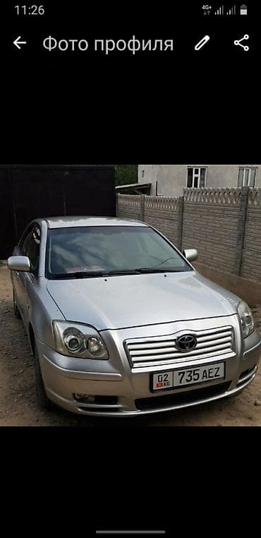 саласка камри: Toyota Avensis: 2003 г., 1.8 л, Ручные, Бензин, Седан — 1